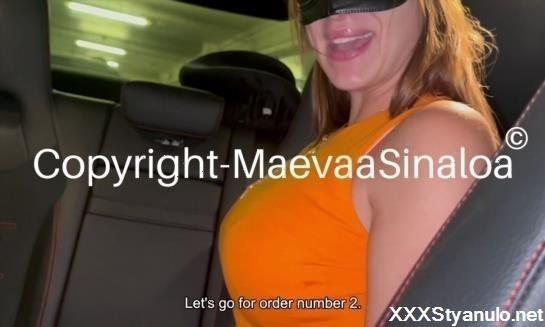 Maeva Sinaloa - Uber Blowjob - I Suck And Swallow The Sperm Of 3 Subscribers [FullHD]
