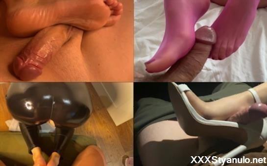 Mr, Mrs J X - Footjob Compilation - Part 1 - Foot Fetish [FullHD]