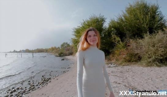 Olli, Ivan - Redhead Works Cock On The Beach [FullHD]