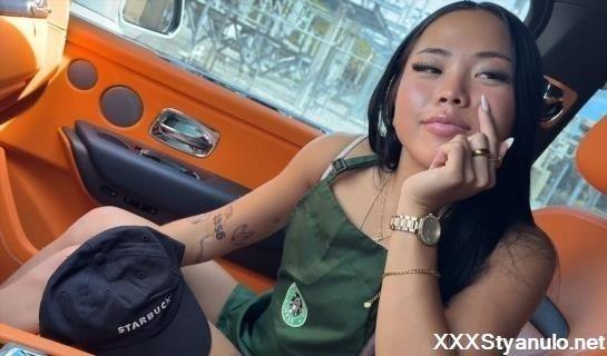 Vivienne Vo - Cute Starbucks Girl Gets Fucked During Her Shift In My Rolls Royce [HD]