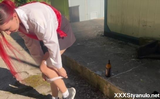 ZLOY Andrey - I Caught My Neighbors Daughter, A Graduate, Drinking And Punished Her With A Bottle In Her Ass [FullHD]