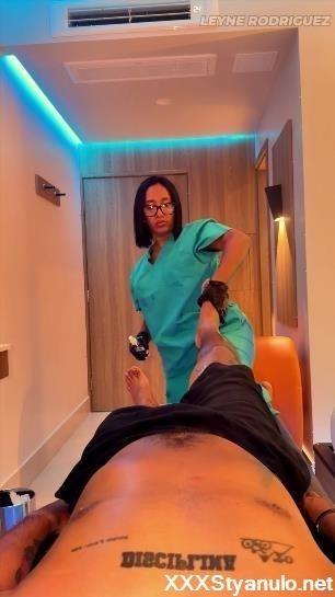 Leyne Rodriguez - Pov Sensual Latina Massage - Relaxing Music, Hj And Blowjob Finish [SD]